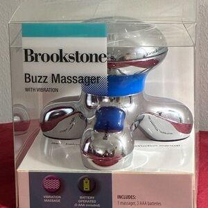 Brookstone Buzz Mini Handheld Massager - NIB